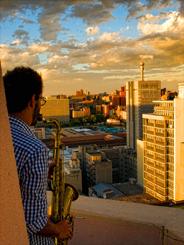 The saxophonist on the roof