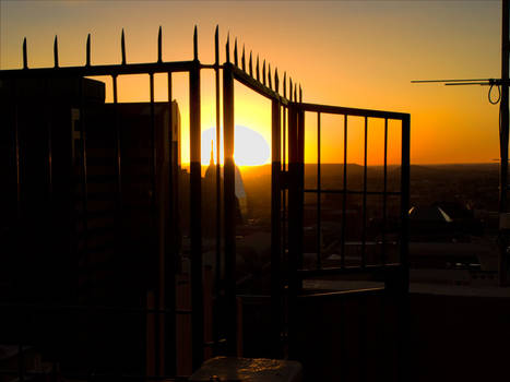 Urban Roof Sunset 2