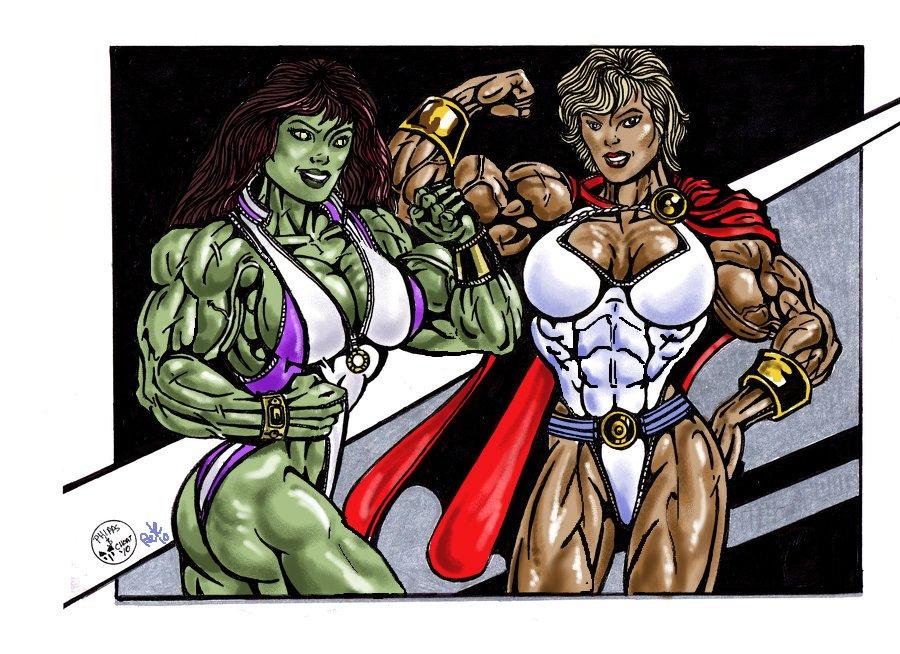 SheHulk n Powergirl