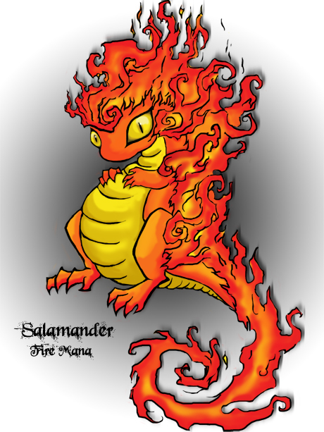 Fire mana Salamander