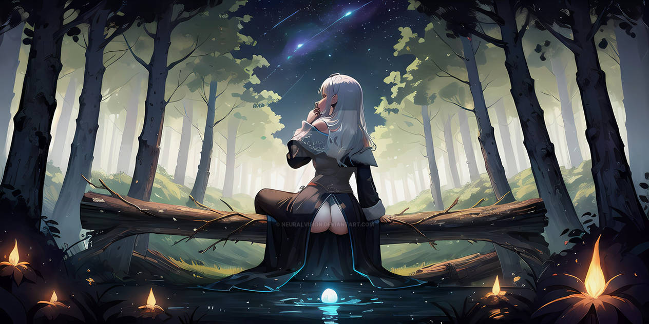 Forest Mage Robe Forest Mage - Wallpaper by NeuralVision on DeviantArt