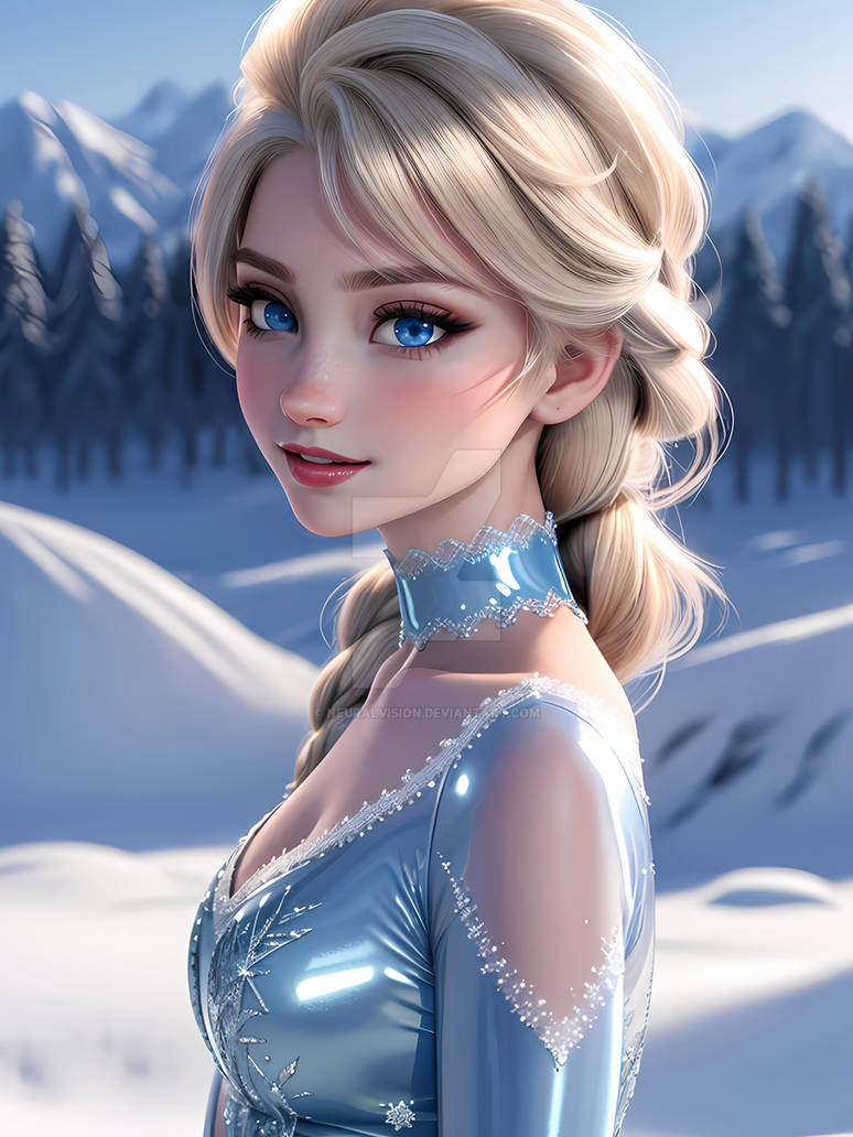 Elsa Portrait by NeuralVision on DeviantArt