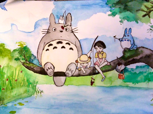 My Neighbor Totoro Painting