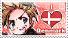 APH: I love Denmark Stamp