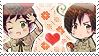 APH: Antonio x Lovino Stamp by Chibikaede