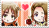 APH: Arthur x Francis Stamp by Chibikaede