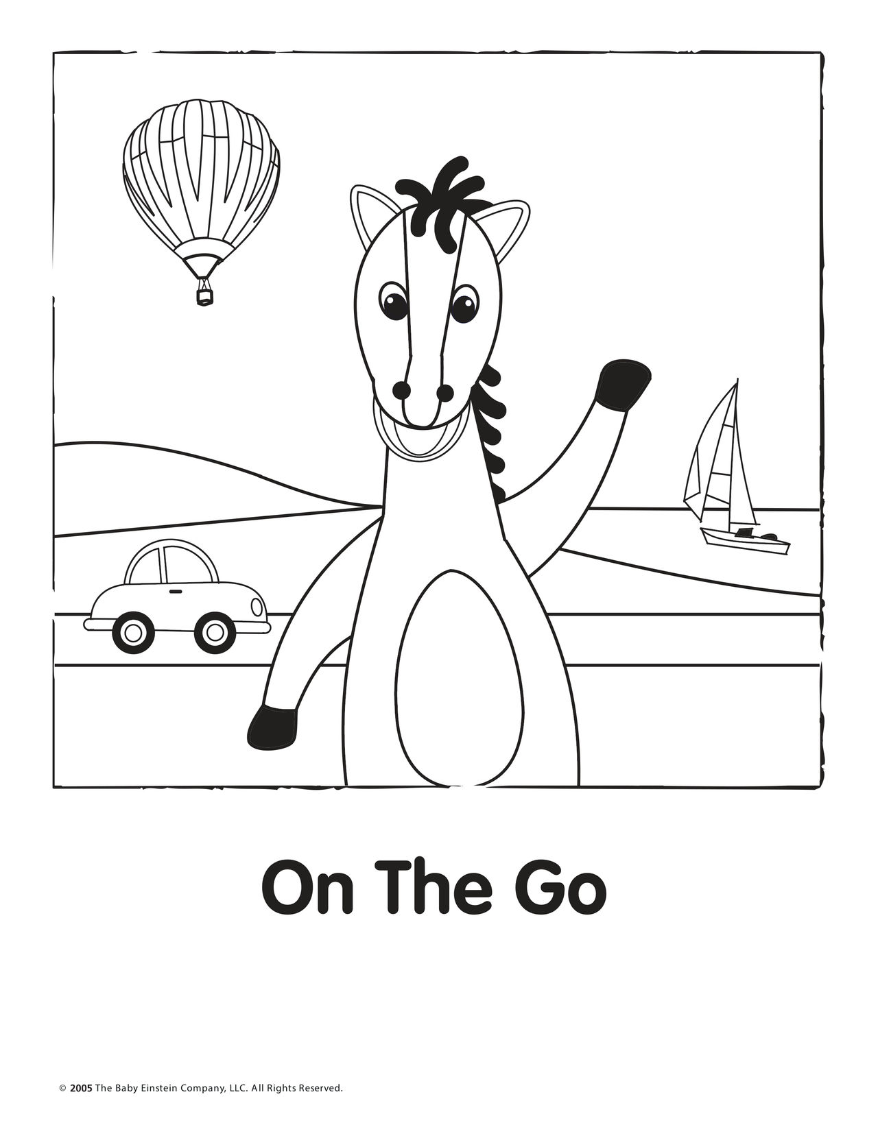 Colorable Go Visual Go Coloring Page