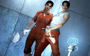 Chell2 and Portal Zoey