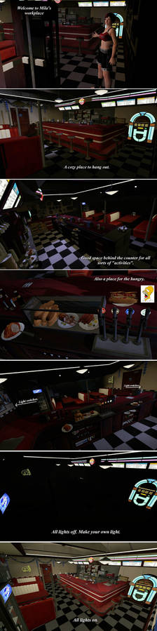 DOA5 Johnny's Diner Map For GMod
