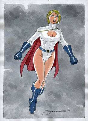 PowerGirl Colored