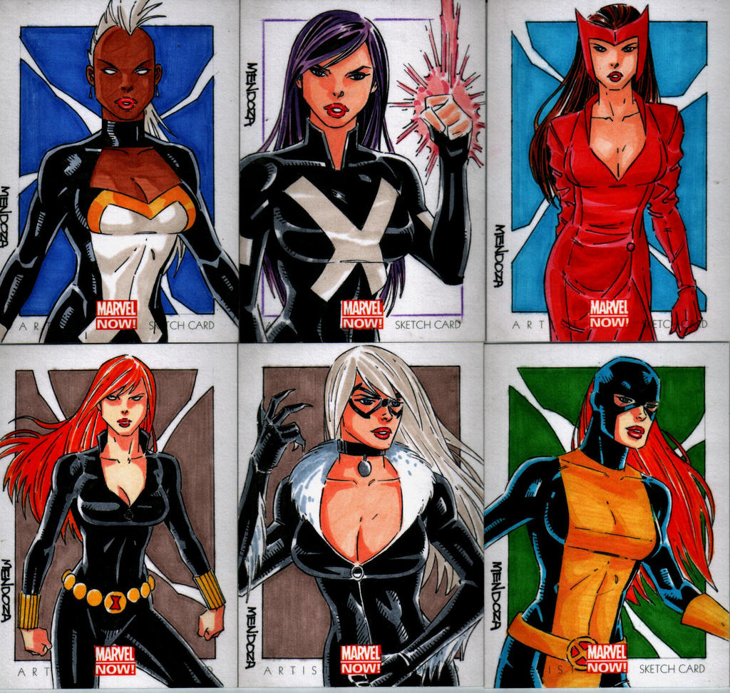 Marvel NOW Sketch Cards Set 6