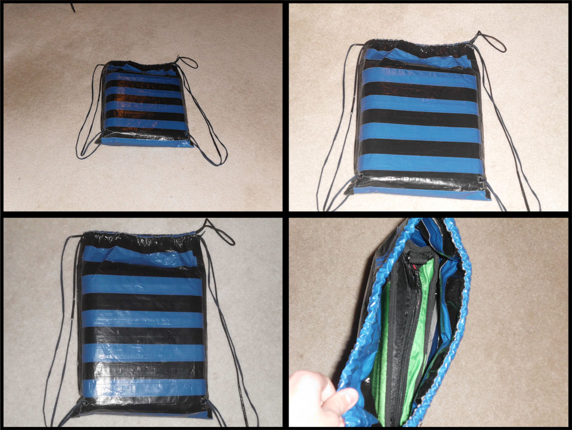 duct tape backpack