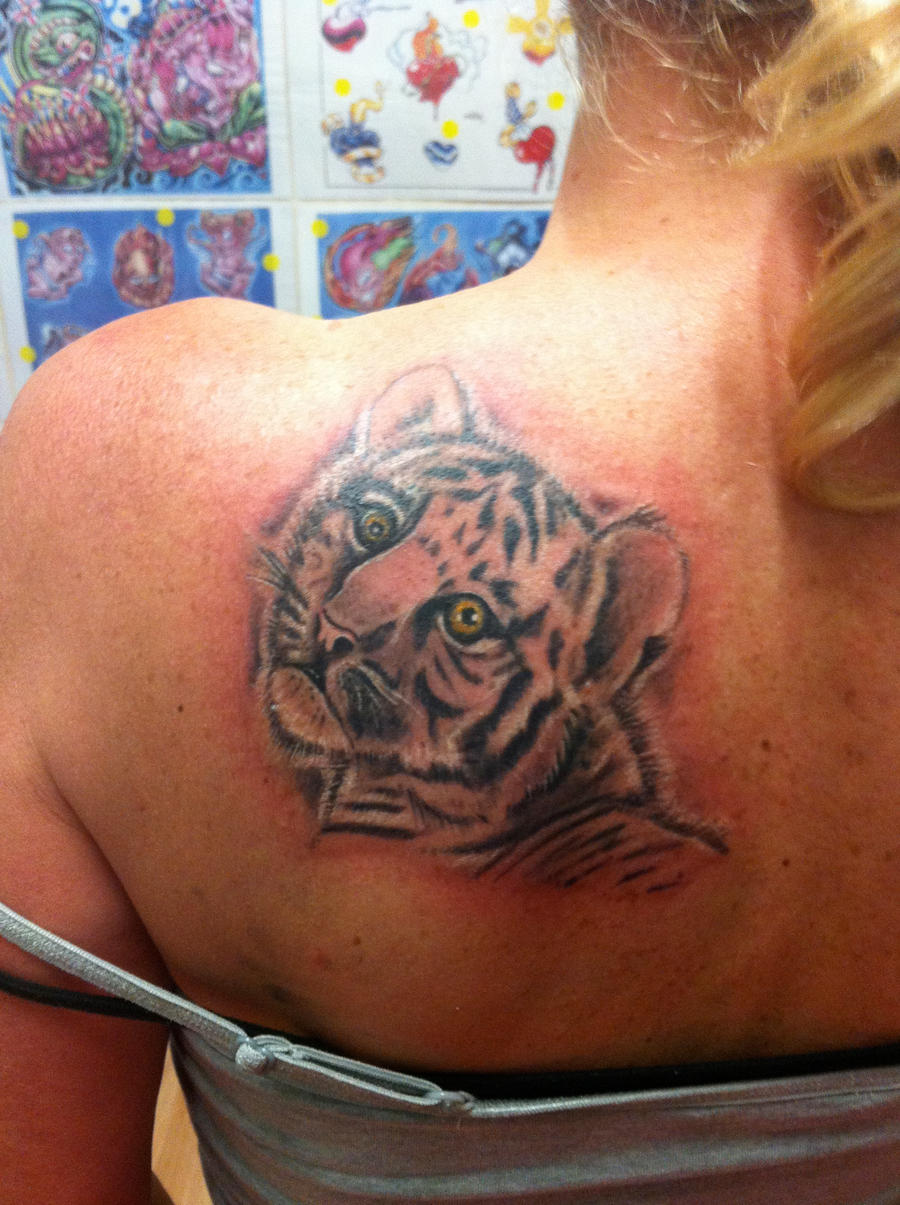Tiger cub tattoo by jayblum on DeviantArt