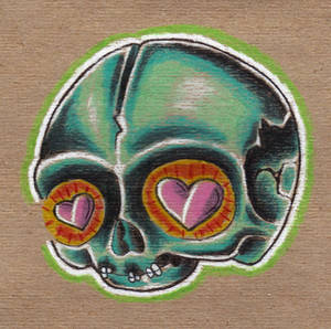 lovely colored skully