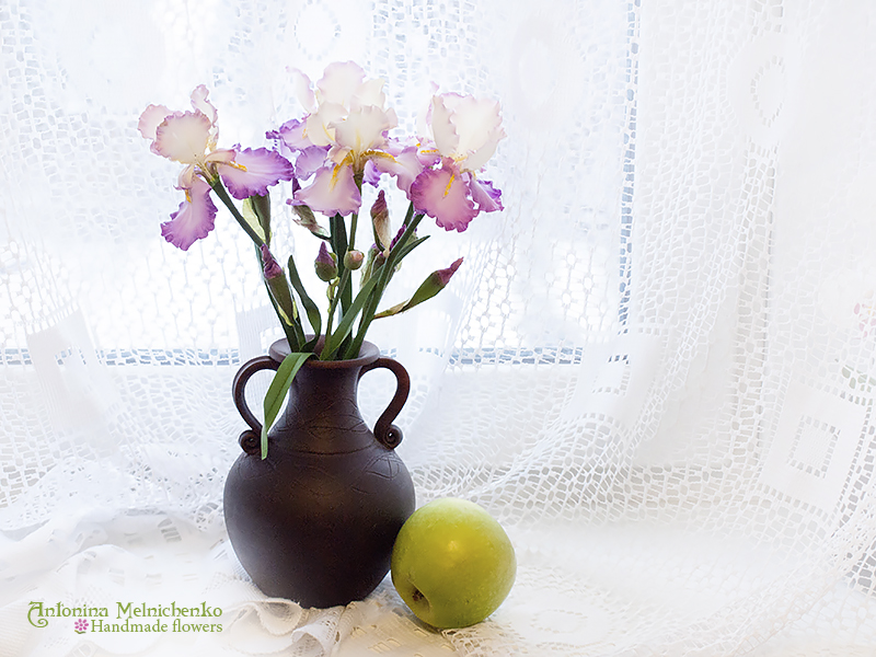 Irises - Polymer Clay Flowers