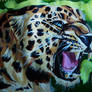 Amur Leopard Painting