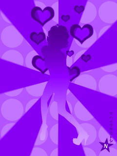 Purple Vector phone