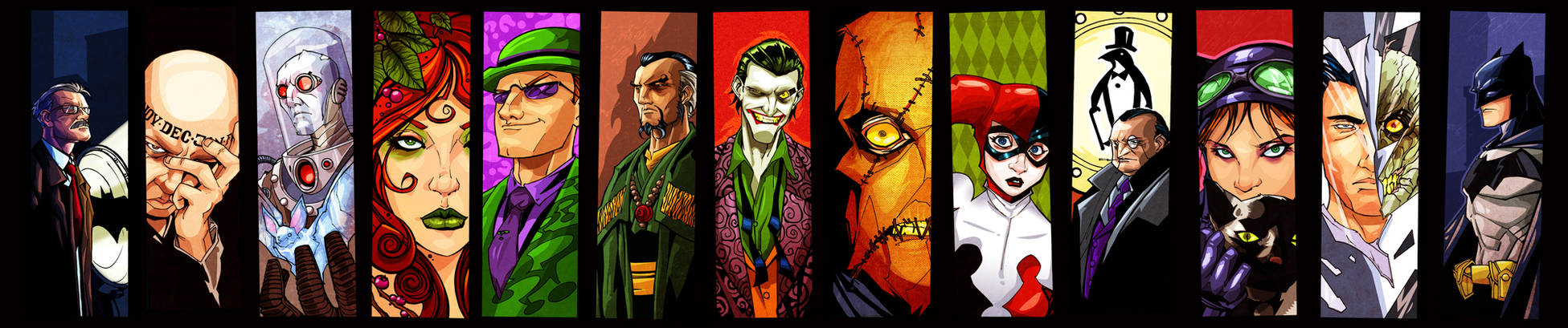Gotham Icons: Complete set.