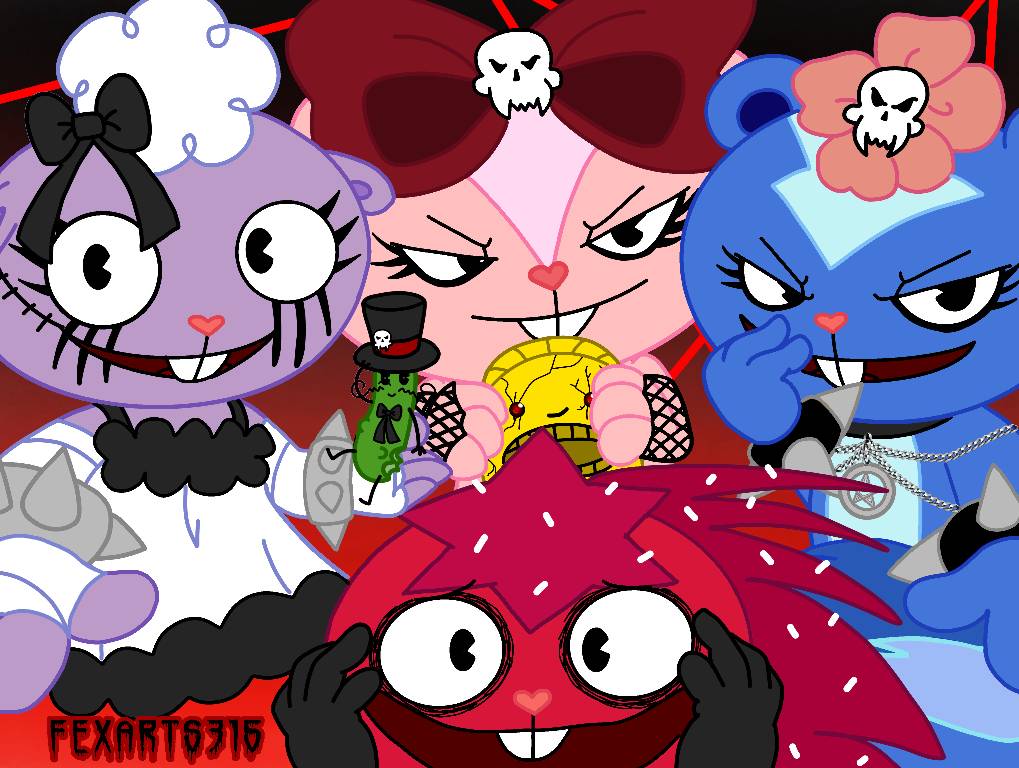 Accursed Tree Friends Girls by FexArtsy315 on DeviantArt