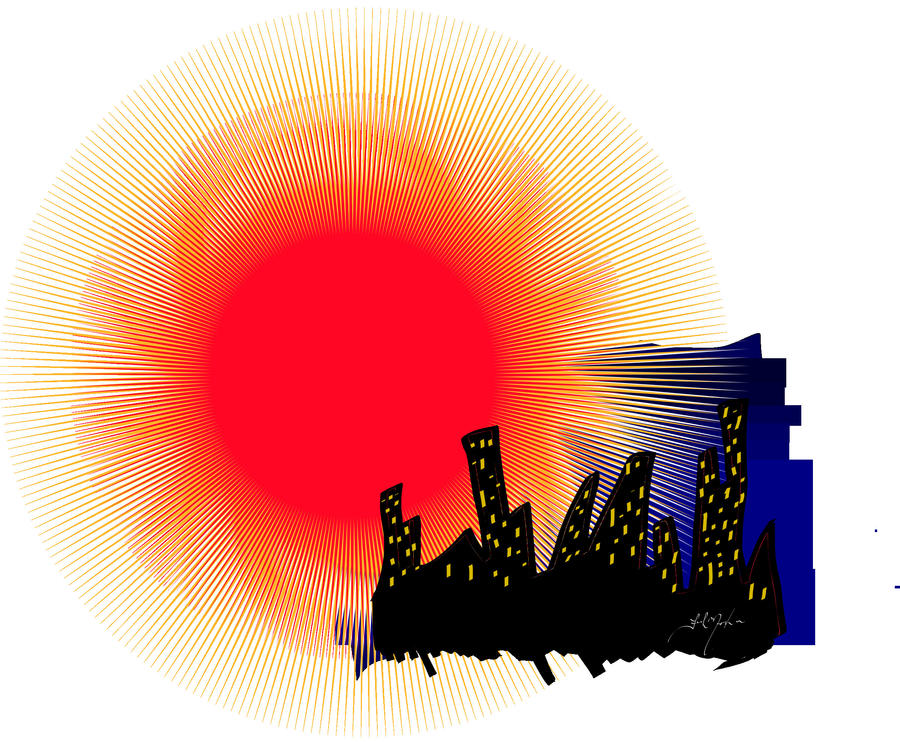 Exploding City by loxymoxy on DeviantArt