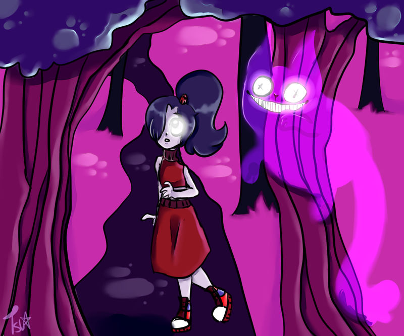 Between worlds | OC 'scene' drawing | by Tsuxzuru on DeviantArt