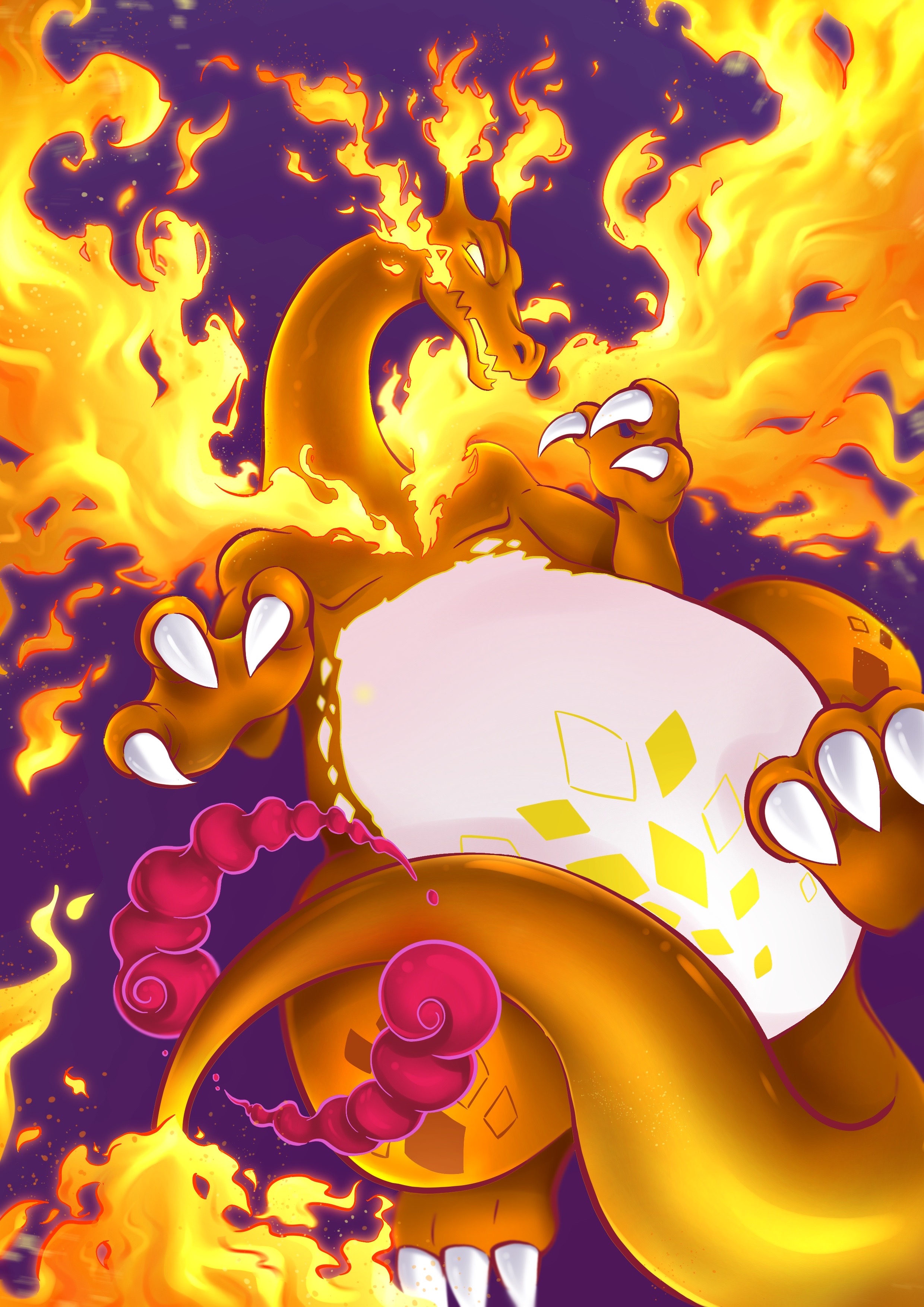 Charizard Gigantamax Vmax Fire Pokemon Fanart By Mtdessin On DeviantArt charizard-gigantamax-vmax-fire-pokemon-fanart-by-mtdessin-on-deviantart