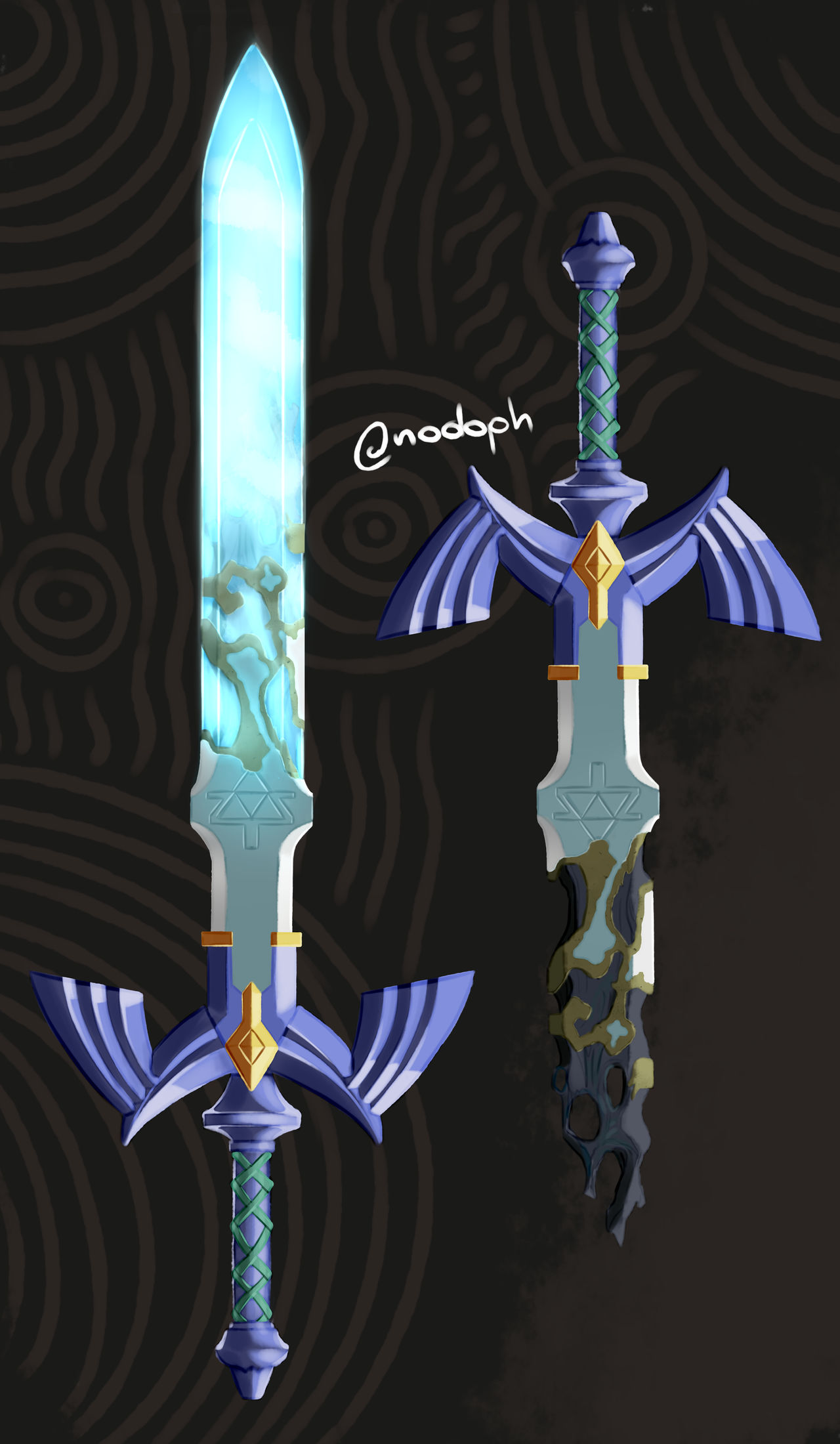 Simple Master Sword Master Sword by nodoph on DeviantArt