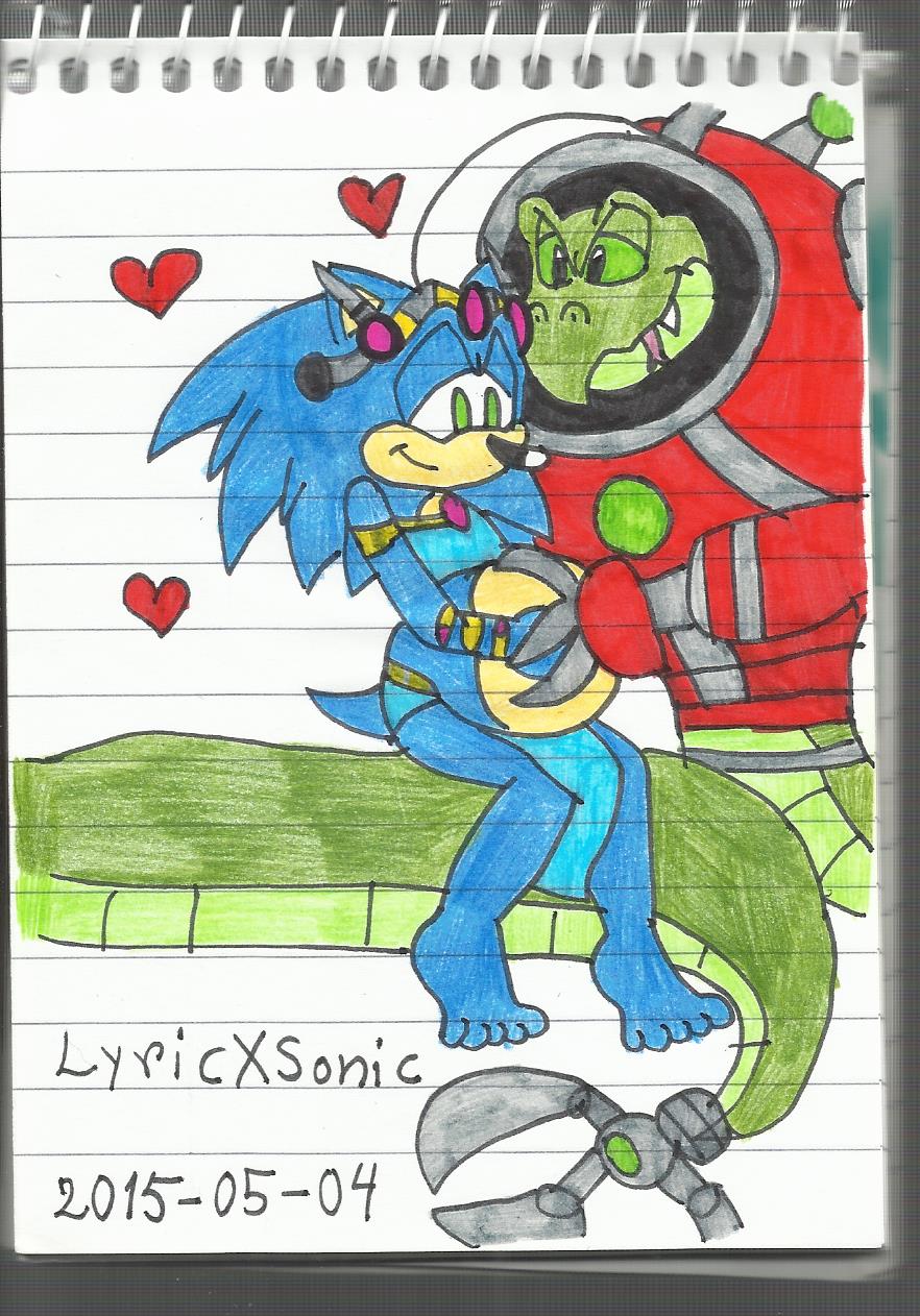 My very first SonicXLyric drawing