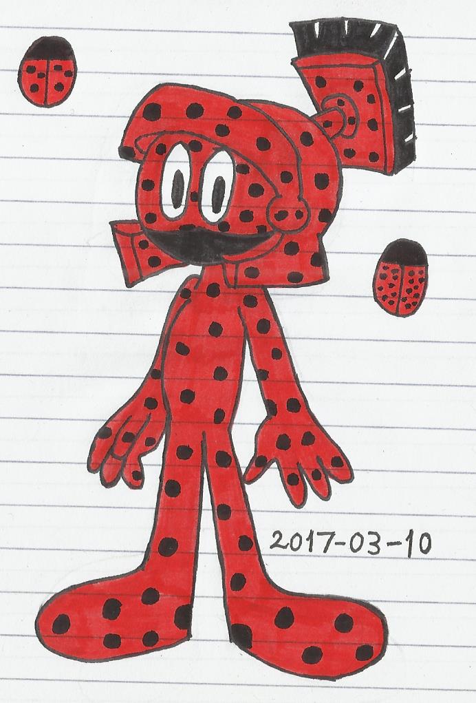 Marvin as the Ladybug