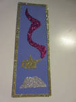 My new Aladdin Glitter Bookmark