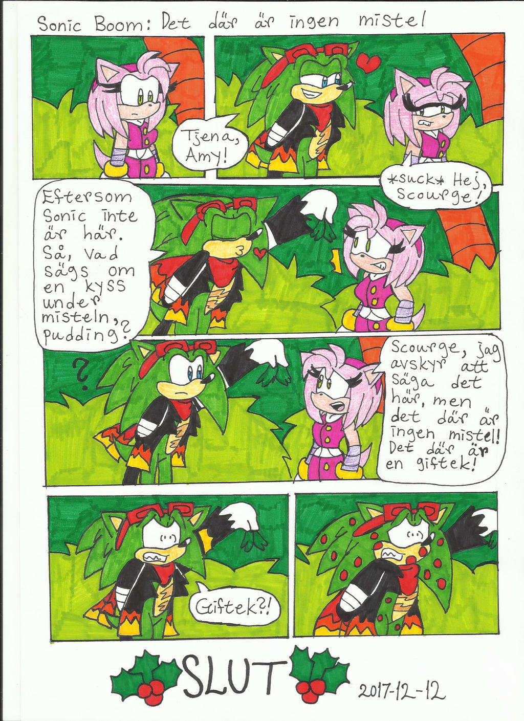 Sonic Movie Comic Dub (SonAmy): Underneath the Mistletoe 