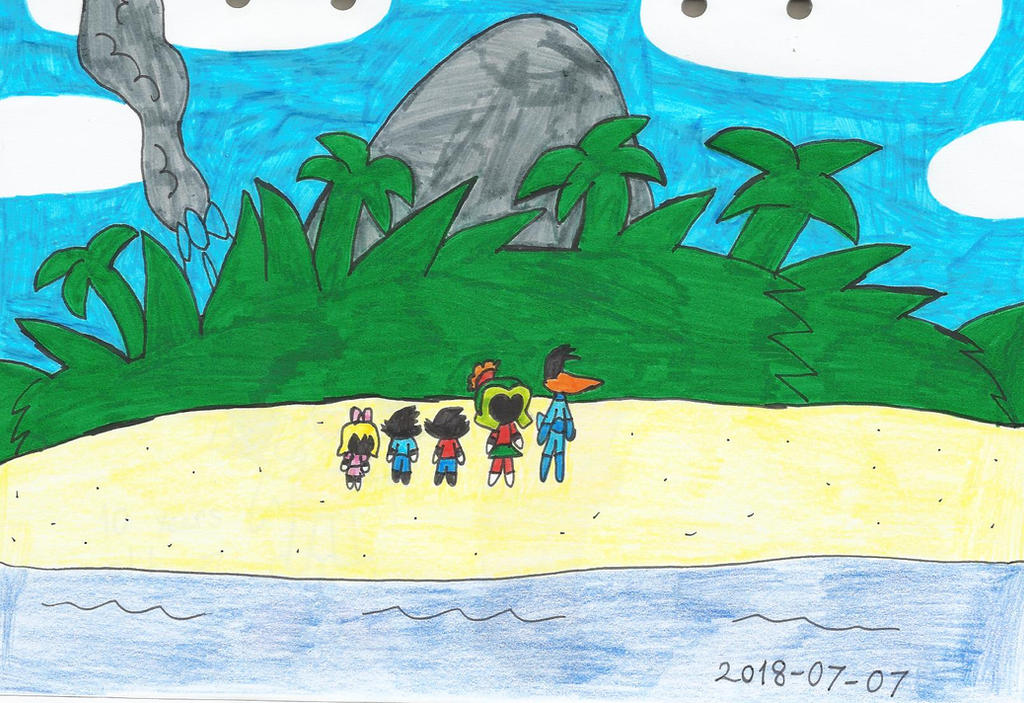 Stranded in an island by KatarinaTheCat on DeviantArt