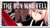 The Boy Who Fell stamp