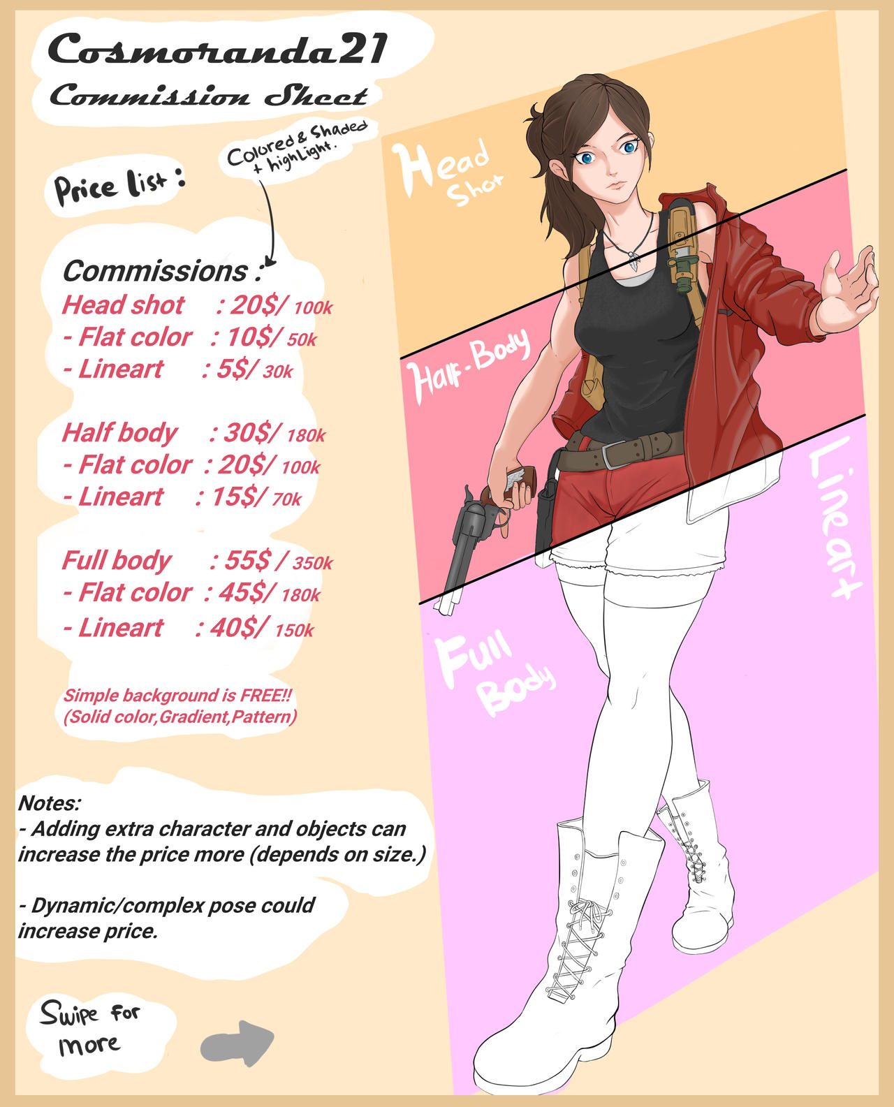 Cosplay Commission.pdf My commision sheet by Cosmoranda21 on DeviantArt