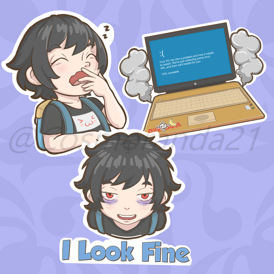 Sticky Sticker Deviantart My first sticker illustration by Cosmoranda21 on DeviantArt