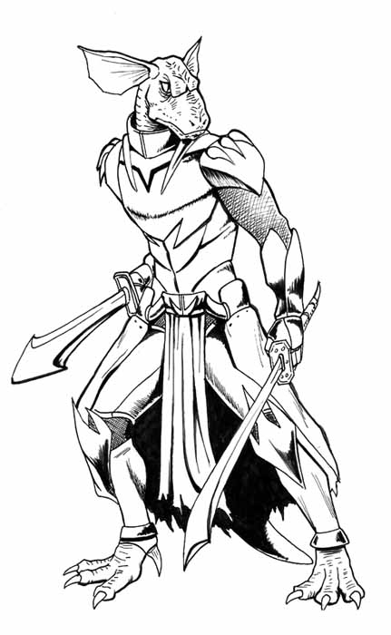 Lizard Knight by Omaik on DeviantArt