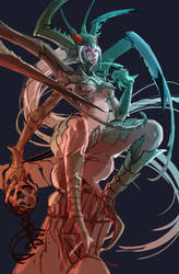 Mantis (Sketch Stage) by miasus