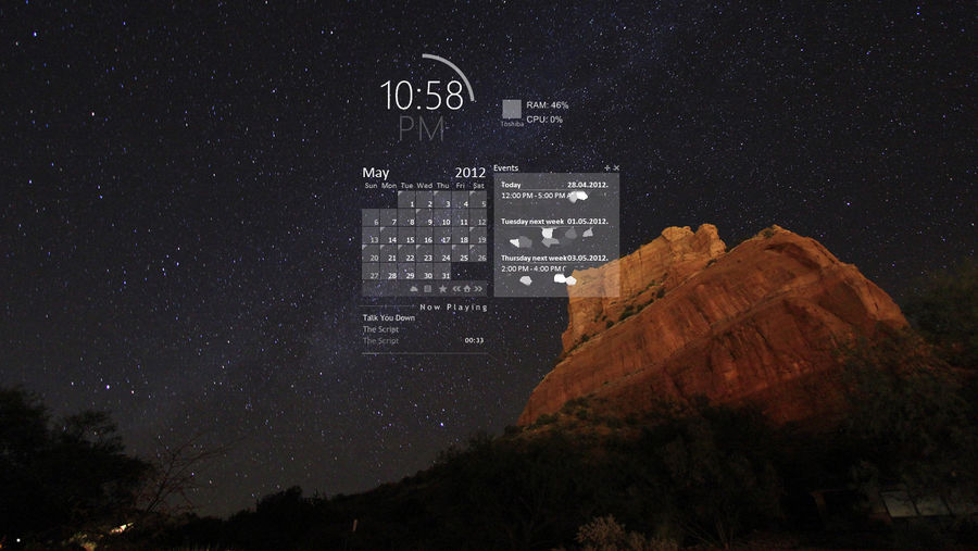 Clean Desktop Clock Clean Desktop by xryllpth on DeviantArt