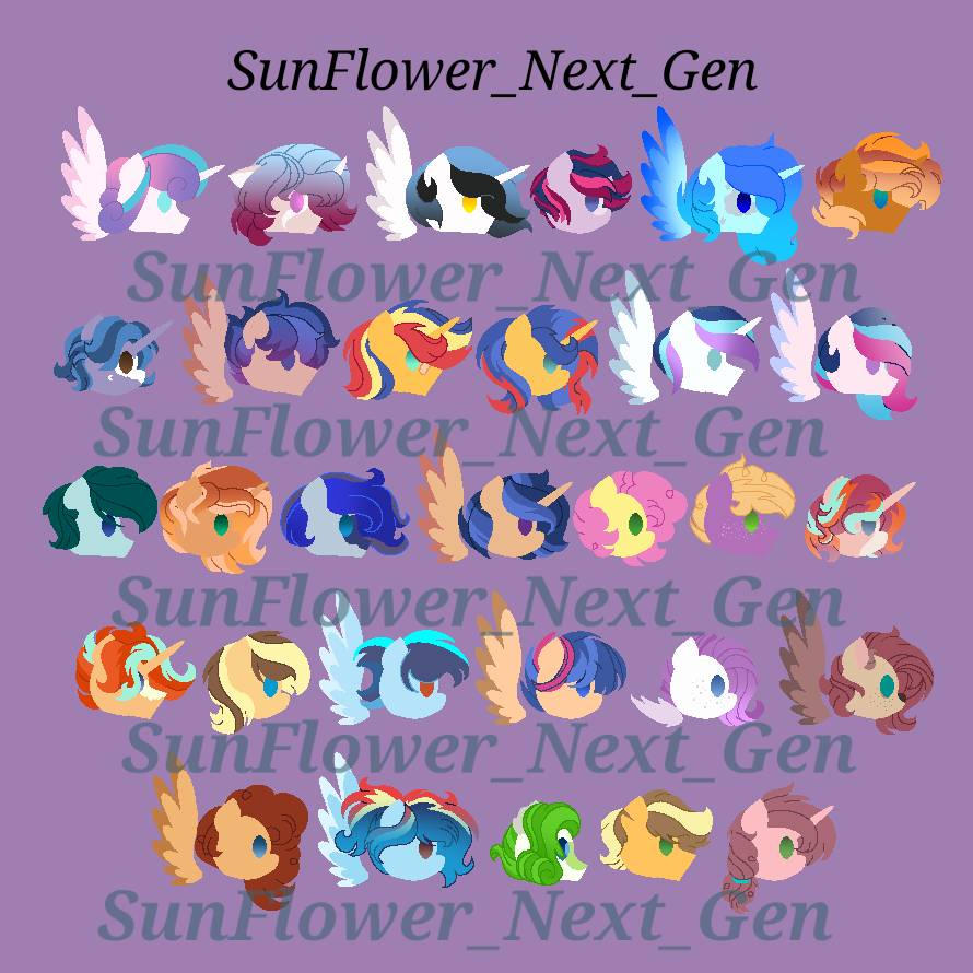 Mlp Next Gen Color Guide Mlp Next Generation by SunFlowerNextGEN on DeviantArt