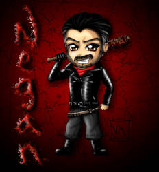 Chibi Negan from The Walking Dead