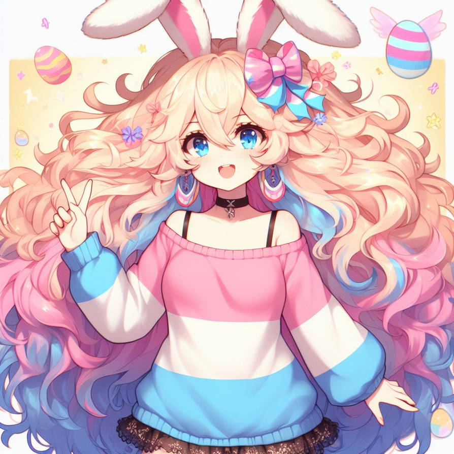 Happy Trans Day Of Visibility/ Easter by chickenpoppieperson on DeviantArt