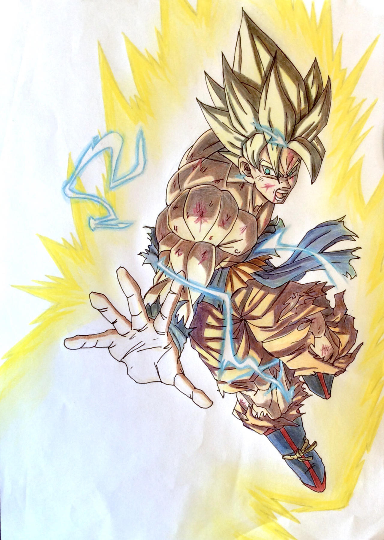 Goku Ssj Fanart By Kai 200 On DeviantArt goku-ssj-fanart-by-kai-200-on-deviantart