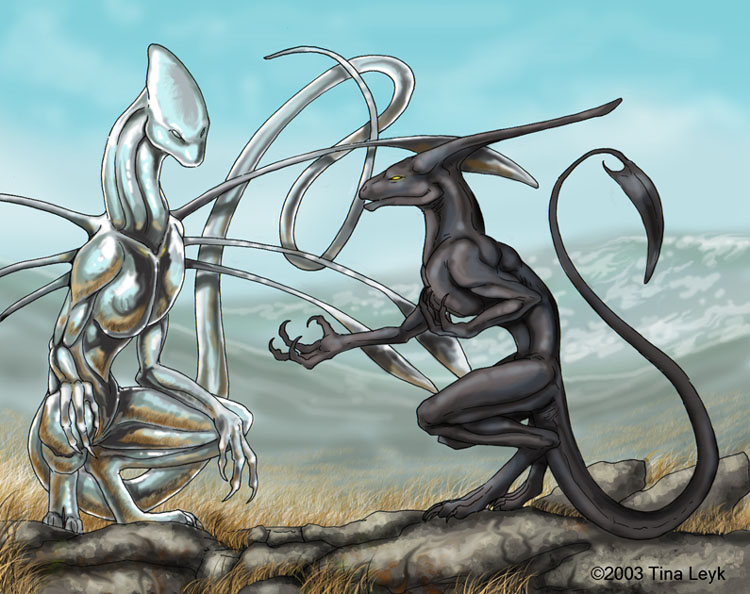 Lockjaw meets Metal creature by jaxxblackfox