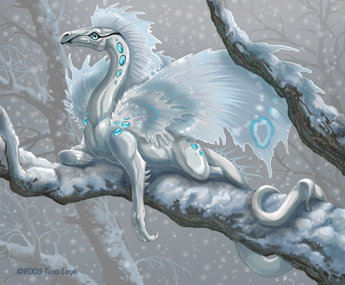 Little Snow Dragon. by jaxxblackfox