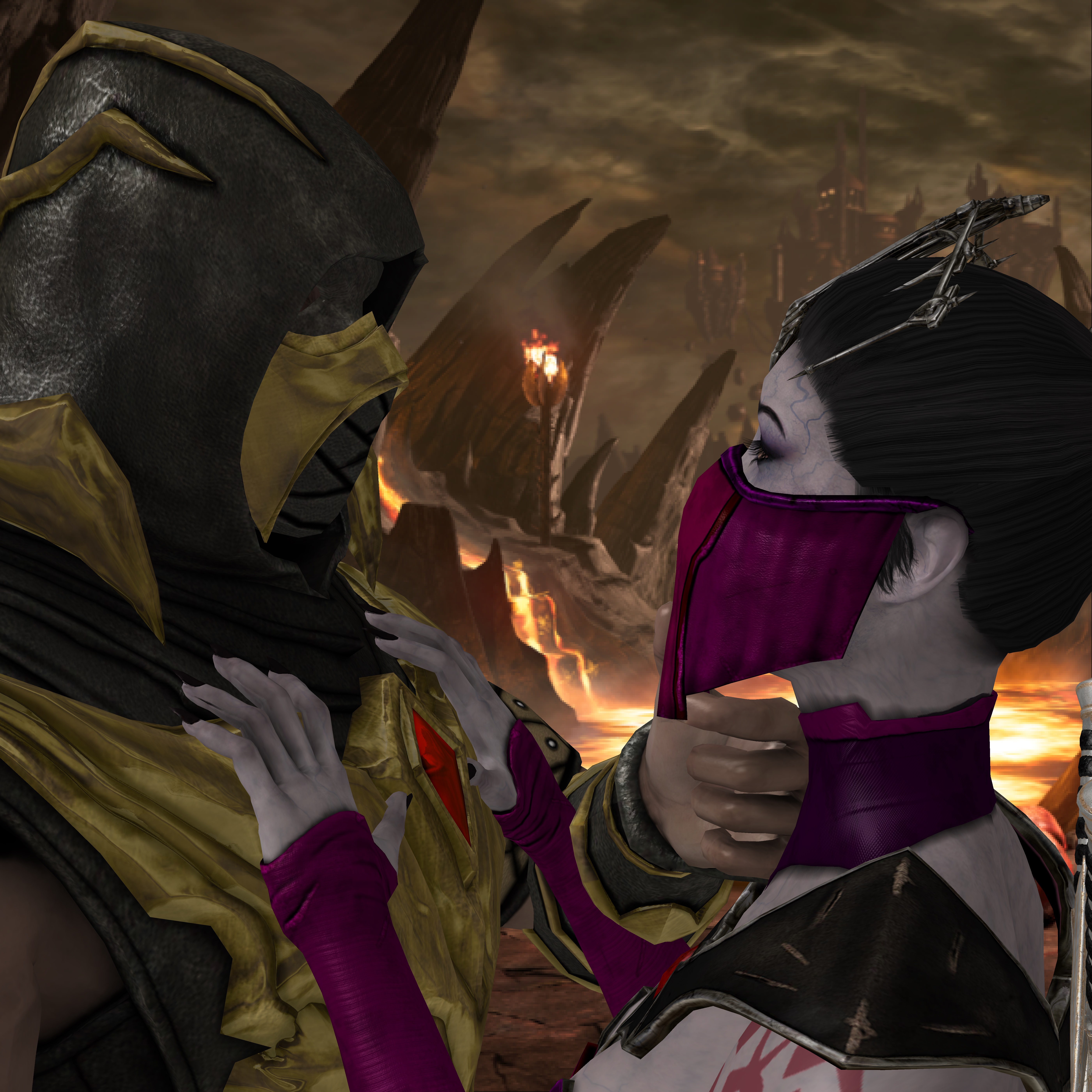 Scorpion x Mileena  Let Us Dance by romero1718 on DeviantArt