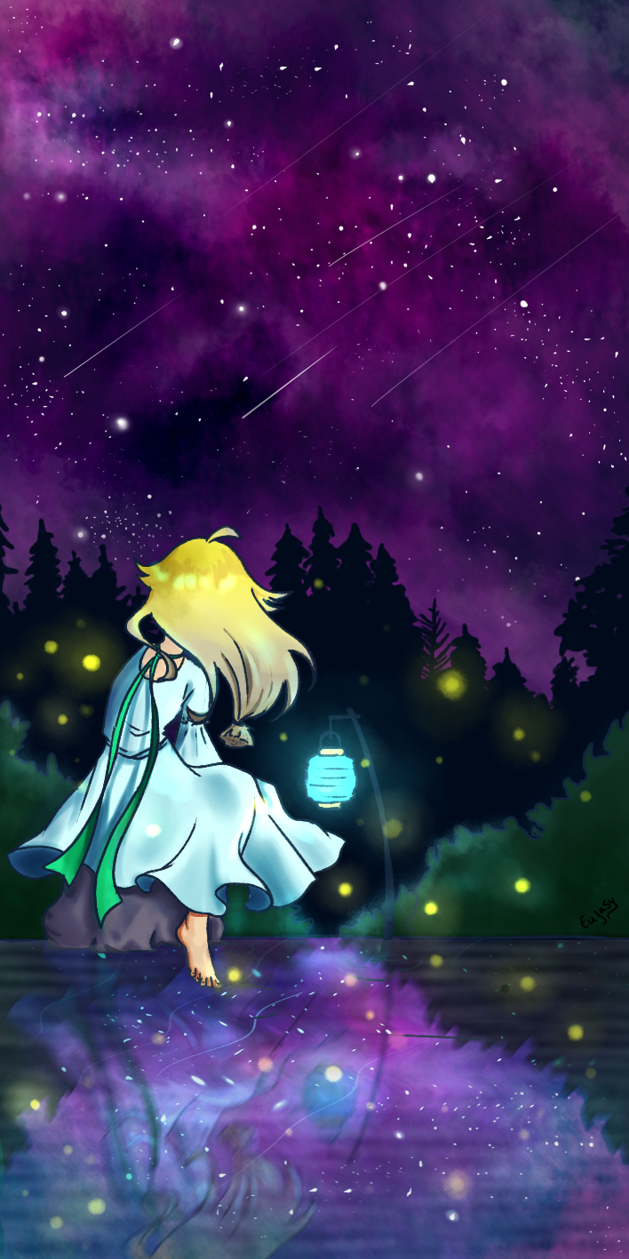 Starry Night In The Woods Wallpaper By Eufasy On Deviantart Starry Night In The Woods Wallpaper By Eufasy On Deviantart