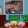 Stan, Kyle and Cartman watch Ren Seeks Help