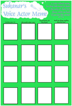 Sukanar's Voice Actor Meme (Reupload)