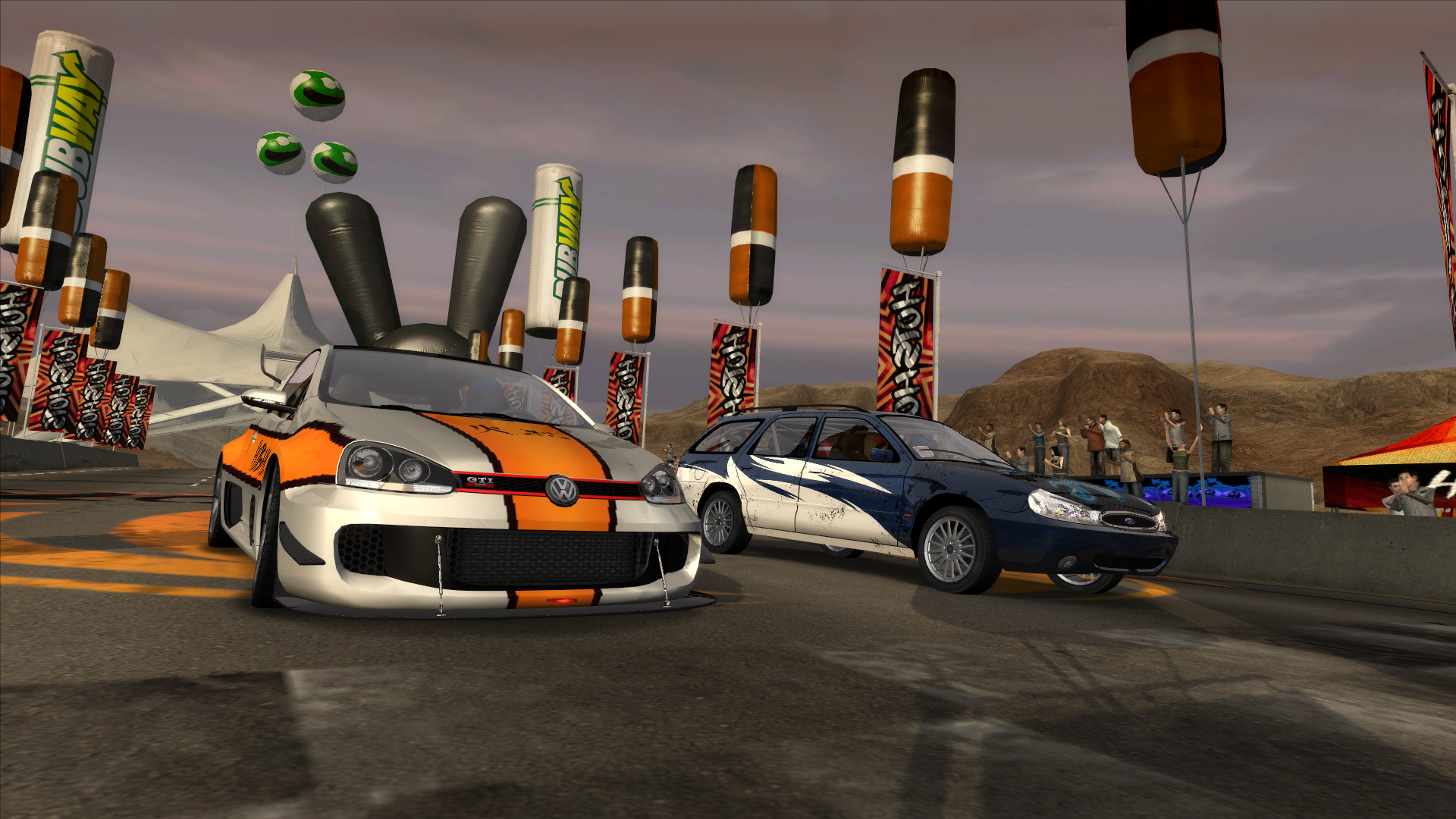 NFS ProStreet Pepega Edition - Golf vs Mondeo by 1997DeviantIvan on  DeviantArt