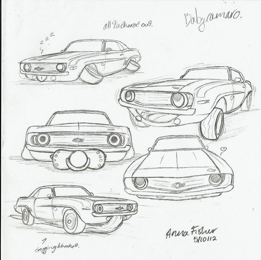 Baby Camaro Sketches
